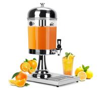 LYXXW Hot Cold Juice Dispenser, 2.2 Gallon Stainless Steel Lemonade Jar Jug, Drink Machine with Centre Ice Core, Beverage Dispenser for Drinks Parties Buffet Catering,2.1 Gallon