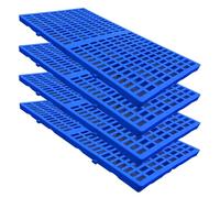 LYXXW Nestable Plastic Pallet, Breathable Moisture Floor Pallets, Waterproof Storage Grid Pad, Ventilation HDPE Lightweight Proof Floor Pallets for Garage Supermarket Kitchen Platform,60 x 30 x 3cm