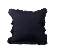 LYXYGMV 1 Pc Ruffled Pillowcase Core Envelope Pillow Shams Soft Breathable Non Shrinking For the Bedroom(Color 02,45x45cm No Pillow)