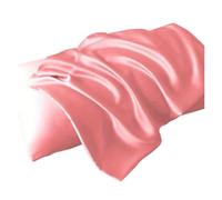 LYXYGMV 1 Piece Satin Solid Color Pillowcase Bedroom Pocket Soft Bedding For the Bedroom(Color3,50x75cm)