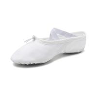 LYXYGMV Ballet Shoes for Girls Children Women Dance Slippers Kids/Child Ballroom Latin Modern Tango Dancing Salsa Training for Dance Practice or Performance(White2,31 (20.5cm))