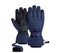 LYXYGMV Men Women Ski Gloves Ultralight Waterproof Winter Warm Snowboard Motorcycle Riding Snow Windproof for Snowboarding Outdoor Walking(Deep Blue,S)