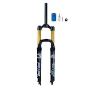 LYYCX 26 27.5 29 Inch Mountain Bike Suspension Fork Disc Brake LYYCX-04 Travel 160mm Air Forks Inner Tube Diameter 34mm for XC Offroad Downhill Mountain Bike(Straight Manual lockout,27.5 inch)