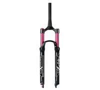LYYCX AuroraXQ Mountain Bike Air Suspension Forks 26/27.5/29 Inch, Travel 140mm Rebound Adjust 1 1/8 MTB Front Fork QR 9mm for AM/XC/DH(Tapered Manual Lockout,29 inch)