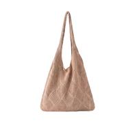 Lyyixbix Crochet Tote Bag, Large Capacity Straw Beach Bag 53 × 3cm | Polyester, Durable for Daily Commuting Shopping Travel and Casual Outing Matching Layout