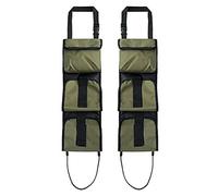LYYS Car Seat Back Gun Sling Hanger Organizer for Rifle Hunting and Shooting (Green with pocket)
