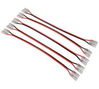 Lyyt | 8mm Flexible Link Strips for LED Cob Strip/Tape | 5 Pack - Solderless Double-End Connectors for Seamless COB LED Strip Extensions, Ideal for Navigating Corners, Secure and Easy to Use