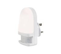 LYYT AVL195 LED 4000K NATURAL WHITE NIGHT LIGHT W/ 8M 160º PIR SENSOR & 3 TIME SETTINGS 230V