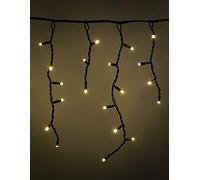 Lyyt Connectable Icicle-Inspired 2m Outdoor 100 Warm White LED String Lights