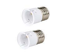 Lyyt Lamp Socket Converter E27 To B22 Edison Bulb Adapter Pack Of 2 For Led Cfl Halogen Energy Saving Lights