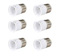 Lyyt Lamp Socket Converter E27 To B22 Edison Bulb Adapter Pack Of 6 For Led Cfl Halogen Energy Saving Lights