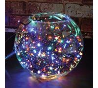 Lyyt Multicolour Outdoor 80 LED Battery Operated String Lights, IP44 with Timer