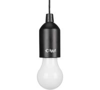Lyyt Portable LED Pull Light with Adjustable Cord, Ideal for Indoor and Sheltered Outdoor Use, Battery-Powered with Super Bright 60 Lumens Output Cool White