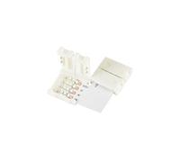 Lyyt | Professional LED Tape Connectors | 12mm | RGB | L Shaped | pack of 5