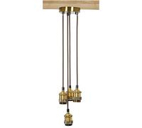 Lyyt | Quadruple Vintage Light Fitting | E27 - Antique Gold