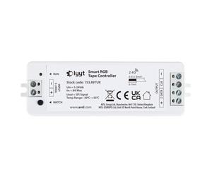Lyyt | Smart RGB Pixel LED Tape Controller | Wireless Remote Control for Addressable LED Strip Lights with Multiple Modes, Scene Memory and Brightness Control