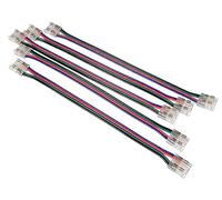 Lyyt | Solderless LED COB Connectors Designed to Extend LED COB Strip | 5 Pack | Single Colour 10mm