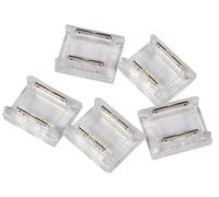Lyyt | Solderless Single Colour COB LED Strip 10mm Connectors - 5 Pack | 10mm Tape to Tape