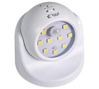 Lyyt Wireless LED Motion Sensor Light IP20 Battery Powered Indoor Wall Light for Shed Attic & Sheltered Outdoor Spot Ergonomic Design Easy Install White