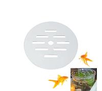 LYYZLFLDM 1 Pcs Fish Tank Top Cover, Aquarium Cover Lid, Acrylic Aquarium Anti-Jumping Lid with Hole to Prevent Fish, Reptiles and Turtles from Jumping Out of The Tank, Thick 3mm (Diameter 7.8inches)