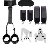LYZD WAND Black Adjustable Nylon BDSM Bondage Sets Bdsms Kit Bondagewear Women for Men and Women Bed Restraints for Sex Bed Tie Down Straps Adult Sex Resistant Tie Up for Women Sweatshirt