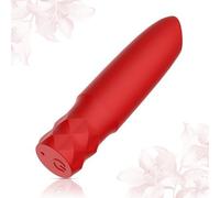 LYZD WAND Pocket Mini Quiet Waterproof Bul.let Rod Soft Toys Powerful Toy for Women Pleasure, Personal Mini Travel Bull.et Tool for Men and Women (Buet-Red)