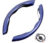 LYZPD 2 Pcs Car Steering Wheel Cover for BMW 5er M5 E60 E61 F07 F10 F11 F18 F90, Durable Soft All Seasons Ultra-thin Non-slip Segmented Steering Wheel Cover,C