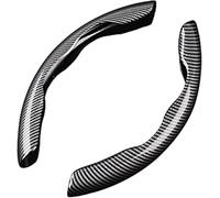 LYZPD 2 Pcs Car Steering Wheel Cover for BMW M6 Coupe E63 F13MCabriolet E64 F12 M Sedan F06 M, Durable Soft All Seasons Ultra-thin Non-slip Segmented Steering Wheel Cover,B