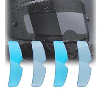 LYZPD 4PCS Motorcycle Helmet Visor Anti Fog Rainproof Film for Arai Tour X4, Clear HD Vision Shield Insert Motorcycles Visors Sticker,B