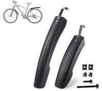 LYZPD Bike Mudguard Set for Focus Jarifa 6.6 Seven 2022, Adjustable Bicycle Mudguards Widened and Thickened Front Rear Fenders Cycling Accessories,A