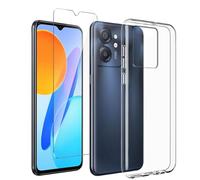 LYZXMY Case for Blackview Color 8 + 1 x Tempered Film Glass Screen Protector - Transparent Silicone Soft TPU Cover Shell for Blackview Color 8 (6.75")