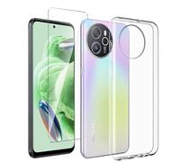 LYZXMY Case for Blackview Shark 8 + 1 x Tempered Film Glass Screen Protector - Transparent Silicone Soft TPU Cover Shell for Blackview Shark 8 (6.78")
