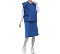 LYZXYZAI X-Ray Protective Apron Lead Rubber X-Ray Shield Sleeveless X-Ray Apron Adjustable Radiation Protection Suit for Radiology and CT Dental Lead Vest Shield,0.5mmp,L
