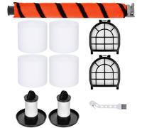 LZ600 Filter & Brush Replacement for Shark APEX UpLight LZ600, LZ601, LZ602, LZ602C Vacuums, Part #XFFLZ600 & XHFFC600 & 145FC600, 2 Post-Motor & 2 Pre-Motor Filters, 4 Foam Filters, 1 BrushRoll