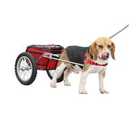 LZAHSH Dog Pull Cart Dog Walking Carts,For 10-30kg Dog Trailer Chest Strap Adjustable Easy To Carry Pet Pull Cart, For Medium-Sized Dogs