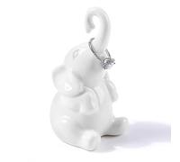 LZBALUYO Elephant Gifts: Ring Holder with Good Luck Trunk & Cute Elephant Decor - Perfect for Wedding, Bridal Shower, Birthday & Christmas Gifts