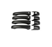 LZBZHB Car Exterior Outsidedoor Handle for Dodge for Durango 2011 2012 2013-2021 Door Handle Protector ABS Carbon Fiber Car Exterior Cover Trim
