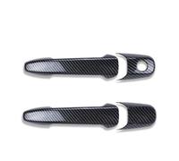 LZBZHB Car Exterior Outsidedoor Handle for Mustang 2004 2005 2006 2007-2014 Door Handle Cover Trim 2pcs Carbon Fiber Exterior Sticker