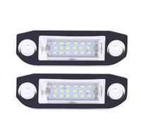 LZBZHB For VOLVO For S40 For S60 For S80 For XC60 For XC70 For XC90 For C70 1/2Pcs Car LED License Plate Lights Number Lamp License Plate Light(2pcs)