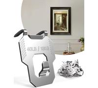 LZC 20Pcs Claw Drywall Picture Hanger: Wall Hooks for Hanging Picture Mirror Photo Poster Kit - No Damage Heavy Duty Wall Hanger for Room Office Decor Easy Tool-Free Nail-Free Holds Up to 40Lbs