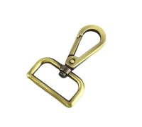 LZCYR Swivel Lobster Clasp Snap 2pcs Metal Bag Buckle Swivel Lobster Clasp Snap Hook Key Chain Strap Leather Hardware Accessory-25mm,Gold (Color : Black, Size : 50mm) (Color : Brass, Size : 38mm)