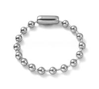 LZD 6-10" Stainless Steel Ball Chain Beads Bracelet Silver Gold Multicolor 2/4/6/8/10mm Bead P274, 6 UK, Stainless Steel, no gemstone
