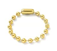 LZD 6-10" Stainless Steel Ball Chain Beads Bracelet Silver Gold Multicolor 2/4/6/8/10mm Bead P274, 6 UK, Stainless Steel, no gemstone