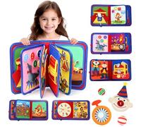 LZDMY Baby Montessori Busy Book for 2 3 Year Olds, Sensory Activity Books