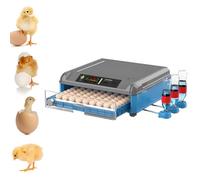 LZDOYY Egg Incubator for Hatching Eggs with Auto Turn, Temp & Humidity Control, Built-in Candler Large Capacity Egg Incubator for Chicken Duck Goose Eggs 100