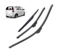 LzDQF Car Front Windscreen Wiper Blades Brushes for Daihatsu Sirion MK2 2005-2012 Front Windshield Wiper Blades.