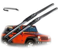 LzDQF Car Front Windscreen Wiper Blades Brushes for Jeep Wrangler JK 2007 2008 2009 2010 2011 2012 2013 2014 2015 2016 2017 Front Windshield Wiper Blades.