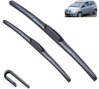 LzDQF Car Front Windscreen Wiper Blades Brushes for Mitsubishi Colt 5-Door 26 2004-2008 Front Windshield Wiper Blades.