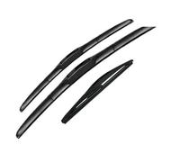 LzDQF Car Front Windscreen Wiper Blades Brushes for Suzuki Ignis MF Hybrid Sport Ignis 2016-2023 18"+16"+14" Front Windshield Wiper Blades.