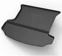 LzDQF Car Rubber Non Slip Boot Trunk Mats for Skoda Kodiaq 7 Seat 2017-2022,Liner Non-Slip Waterproof Protector Mats Tray Mat Tailored Auto Interior Accessories.